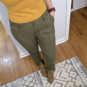 Army green trouser